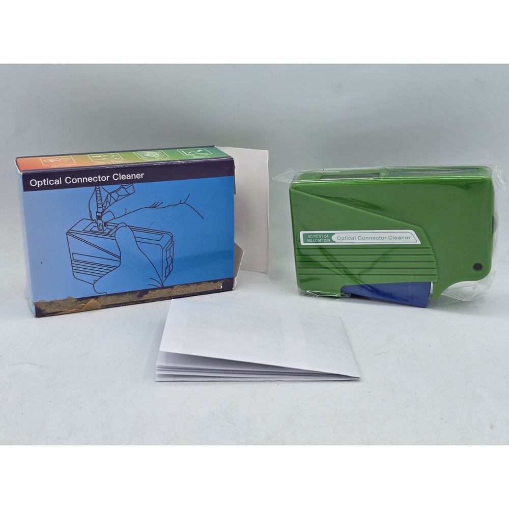 Optical Fiber Connector Cleaner KCC-550 Fiber Cleaning Box Cassette 500 times